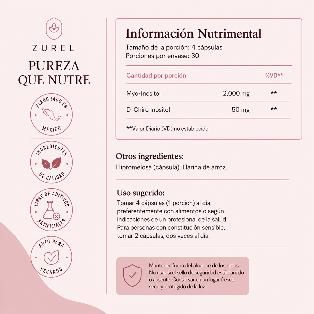 Zurel™ Inositol Complex Care Vitamin